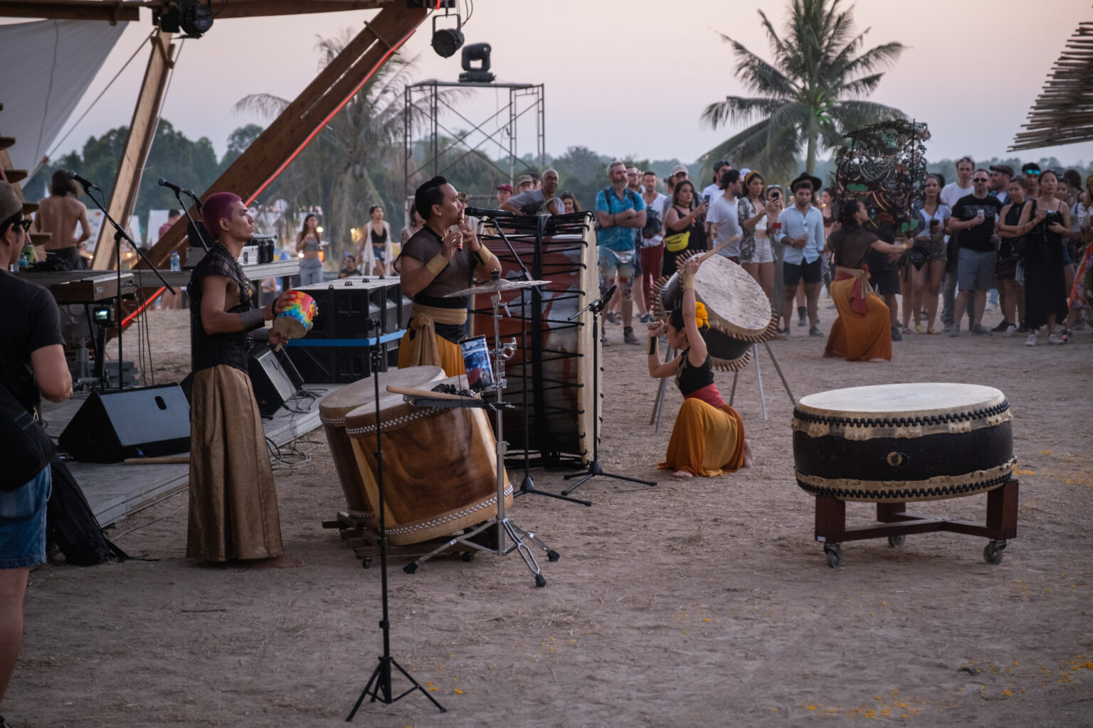 El caos en el festival de Burning Man