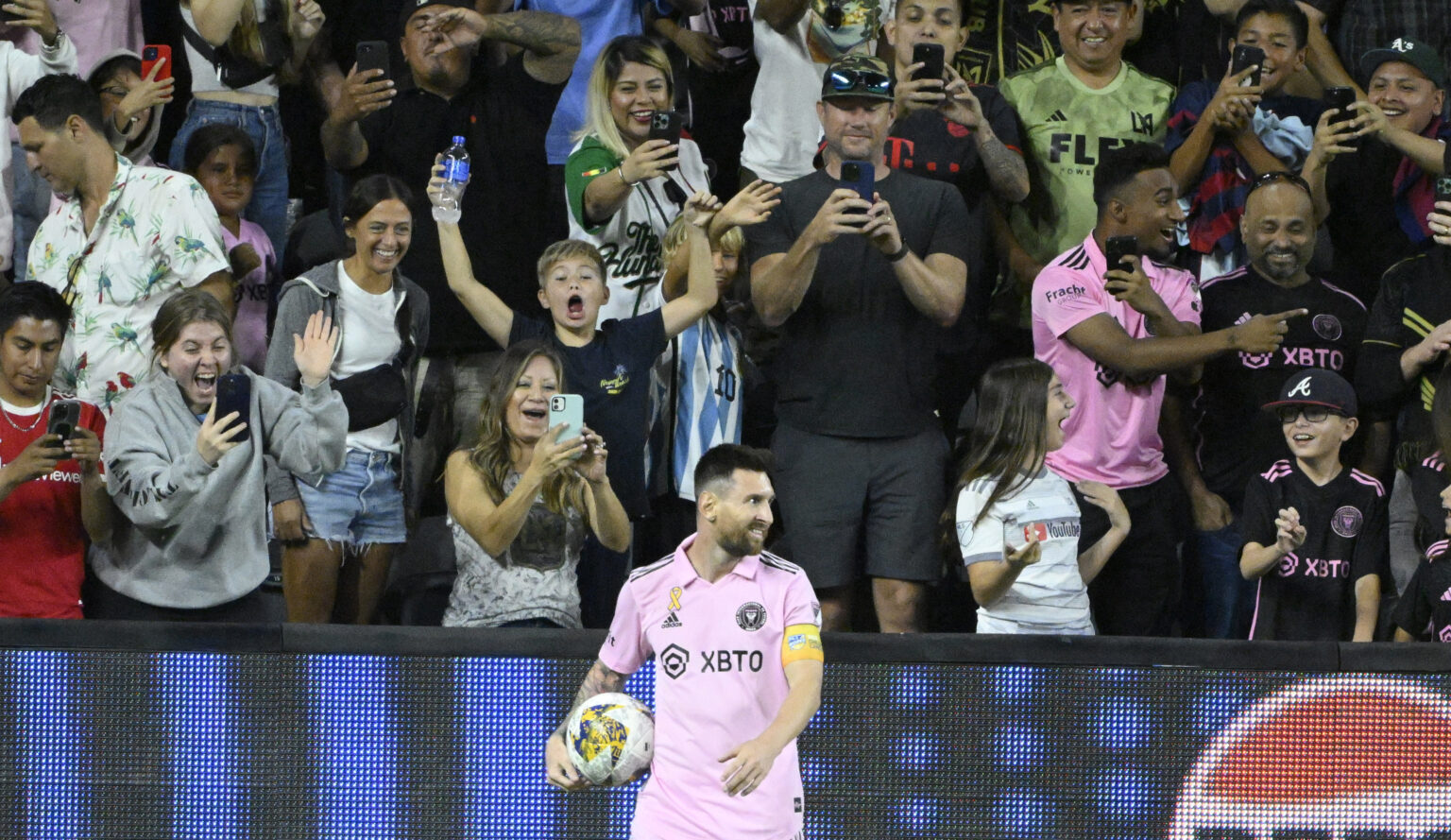 Lionel Messi, el atractivo de las celebridades