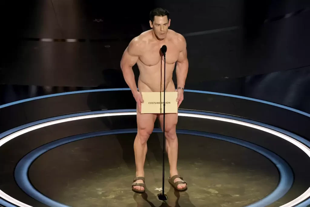 El motivo detrás del desnudo de John Cena en los Oscars