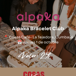 Cosas Xperience x Alpaka Bracelet Club